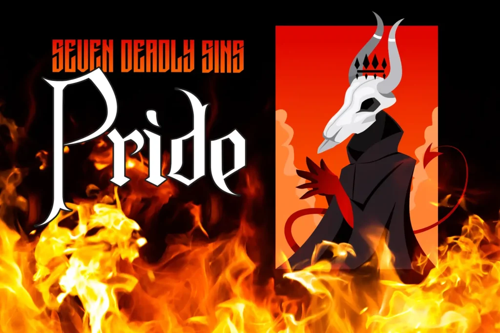 How does the deadly sin of Pride apply to branding and marketing?