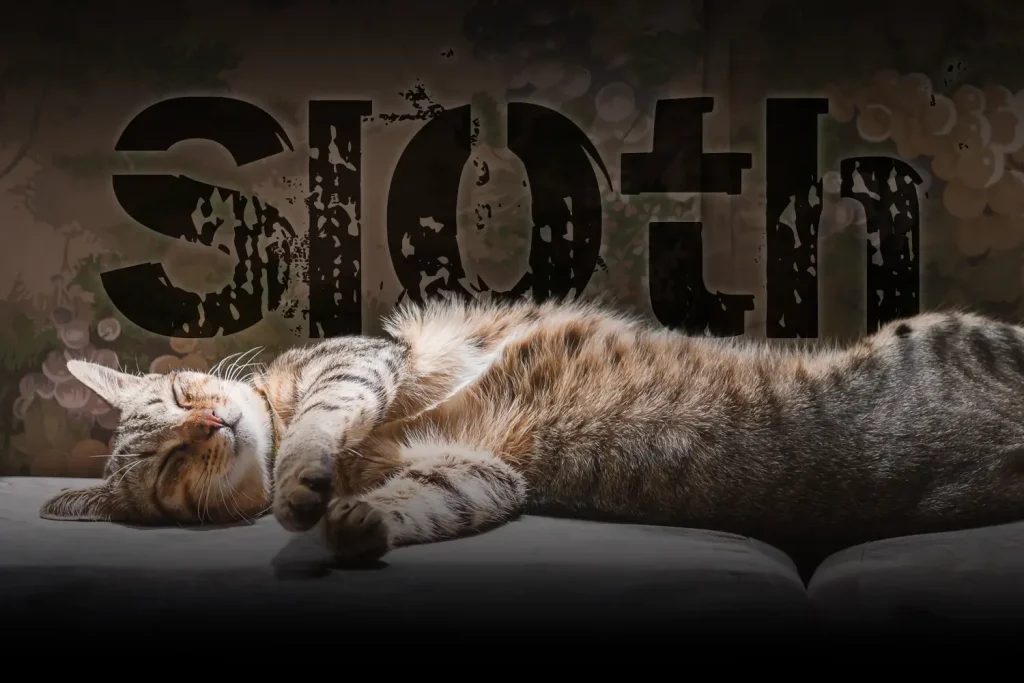 How does the deadly sin of Sloth apply to branding and marketing?